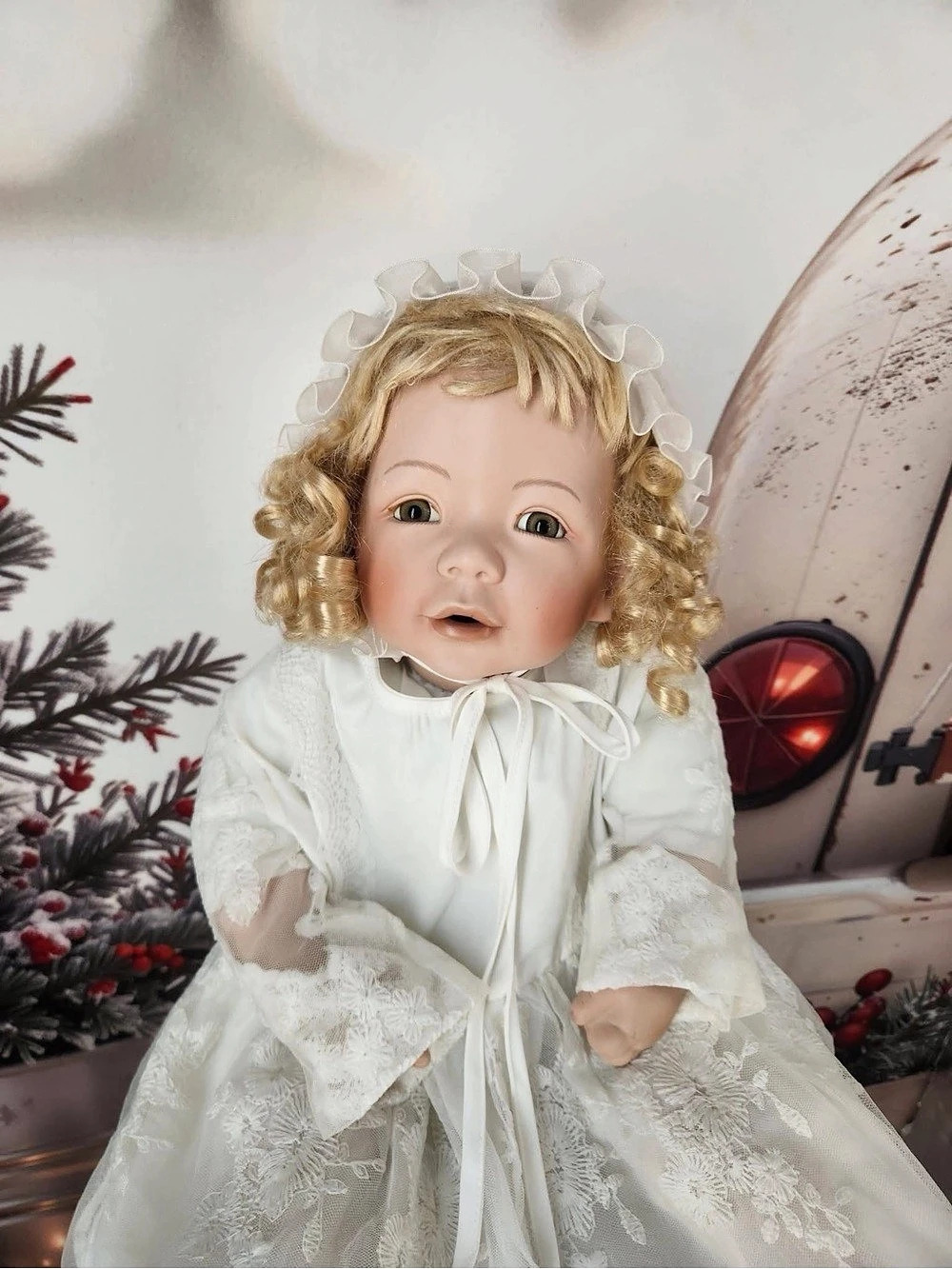 Cathay Collection Vintage Porcelain Doll 21-inch